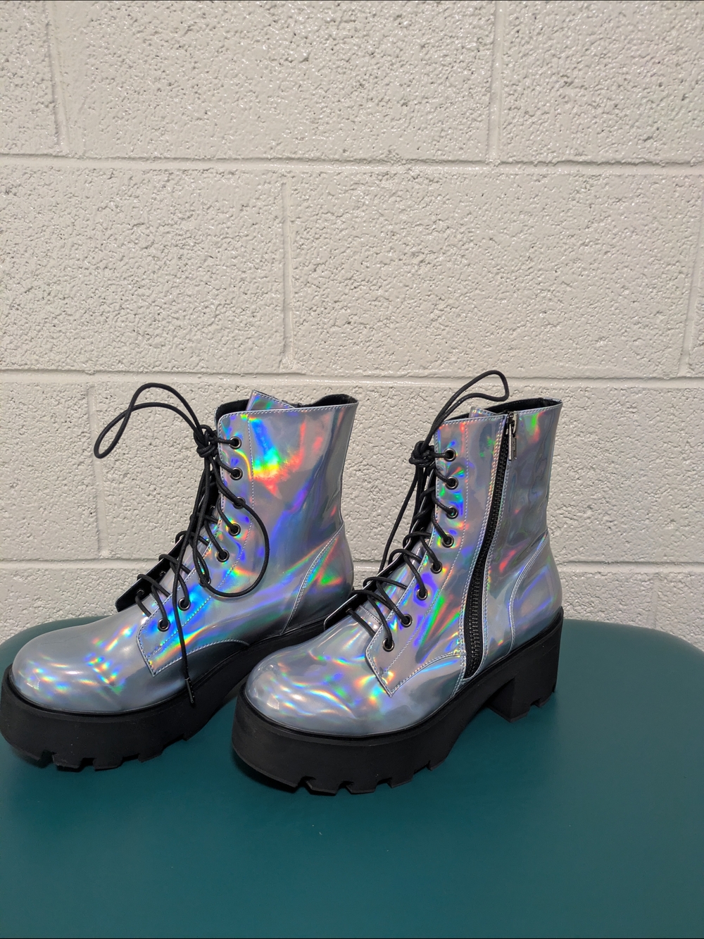 Current Mood Opalescent Odyssey Platform Boots